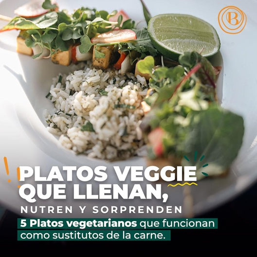 5 platos vegetarianos como sustitutos de la carne