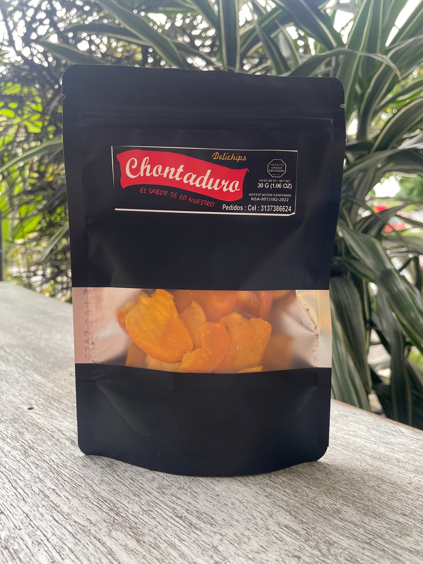 Chips de chontaduro