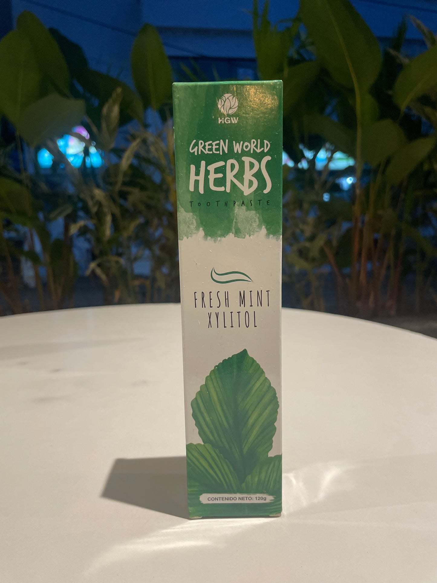 Crema dental sin fluor