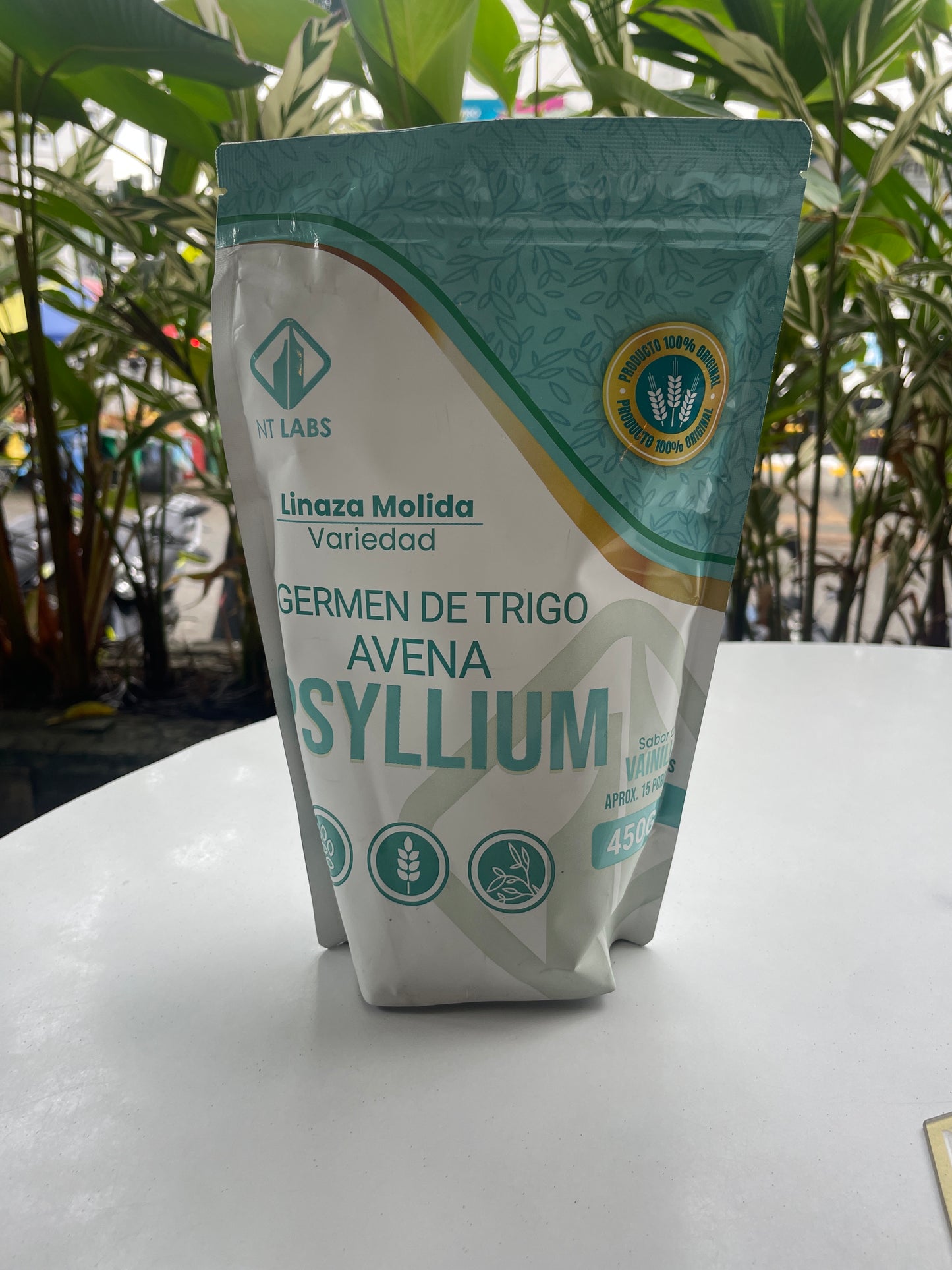 Linaza molida variedad Germen de trigo, Avena y Psyllium