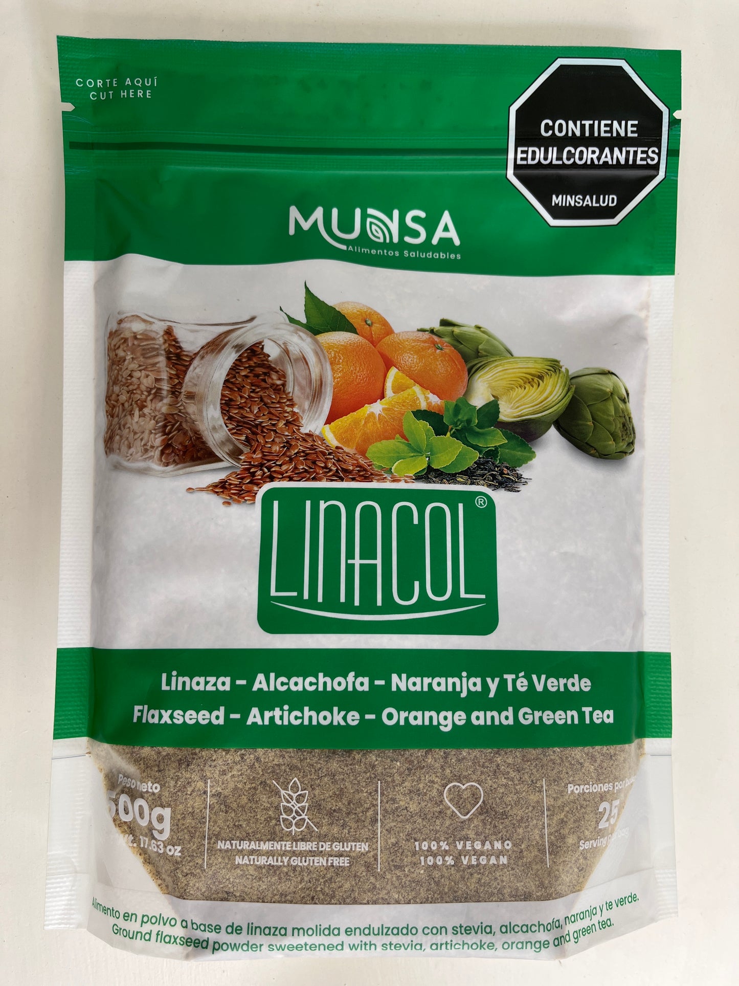 FIBRA TE LINACOL X 500 gr - SURTIDA