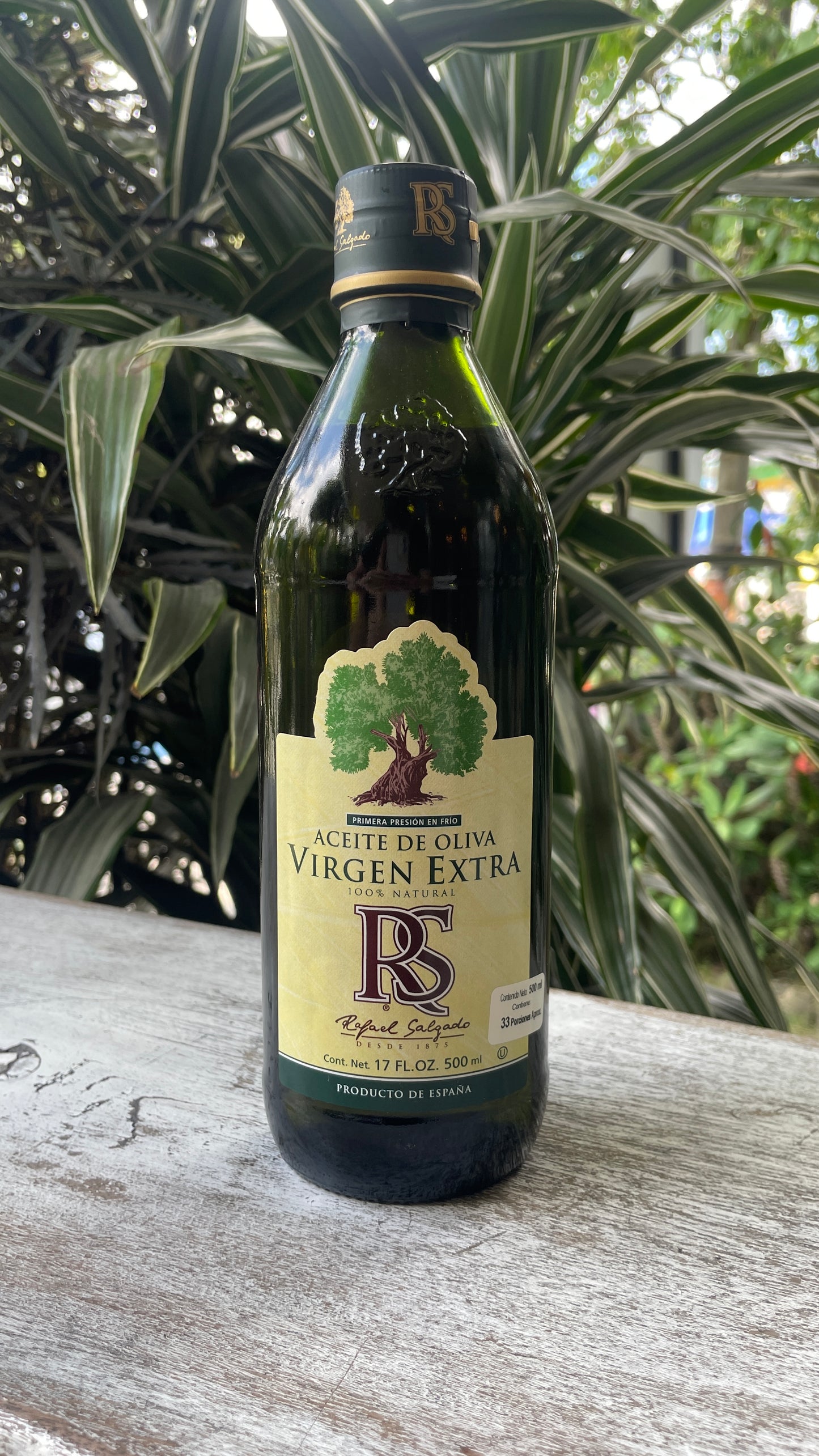 RS aceite de oliva extra virgen
