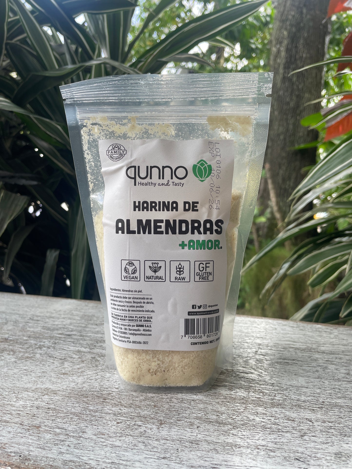 Qunno Harina de almendra x250g