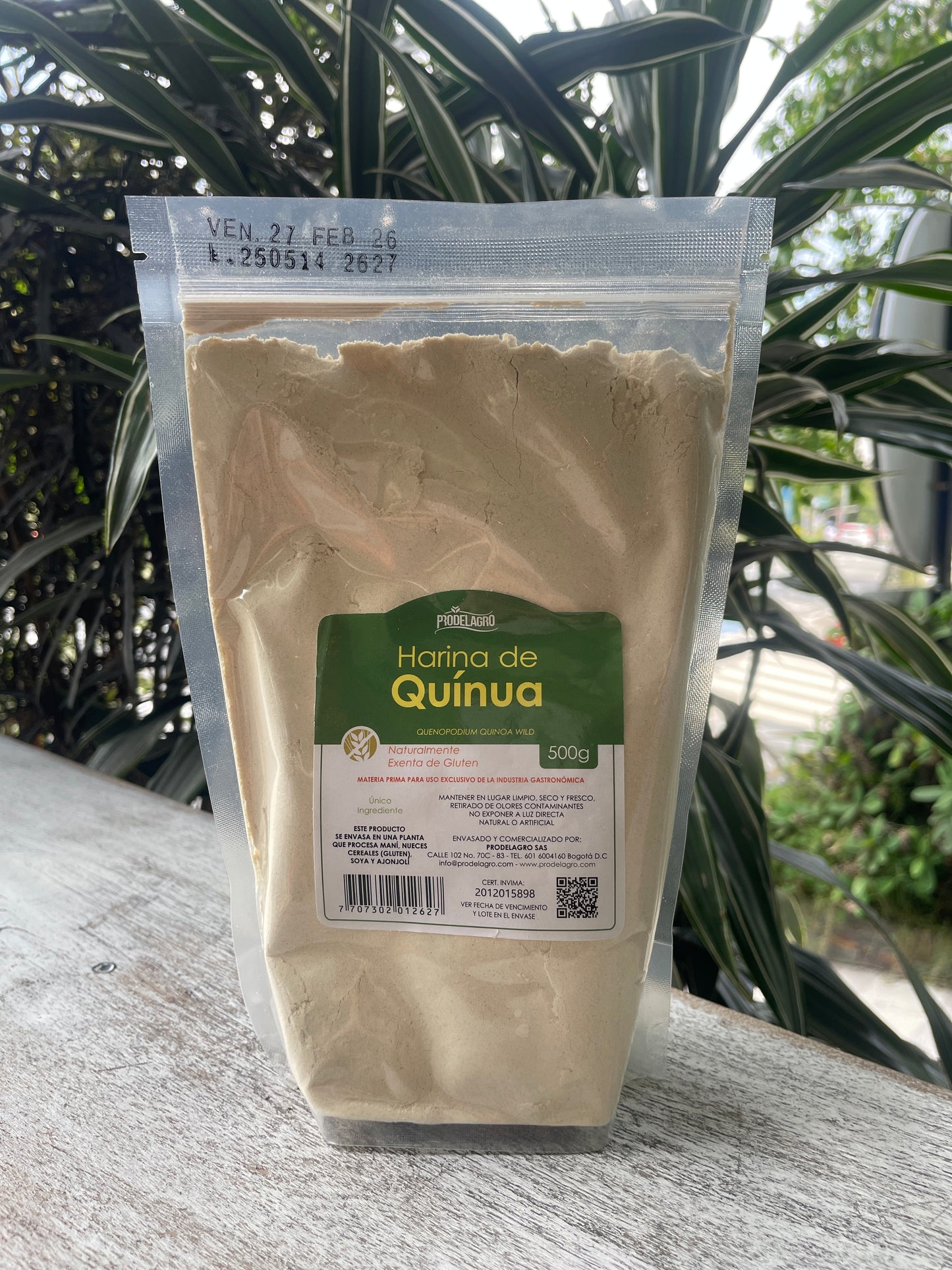 Prodelagro harina de quinoa
