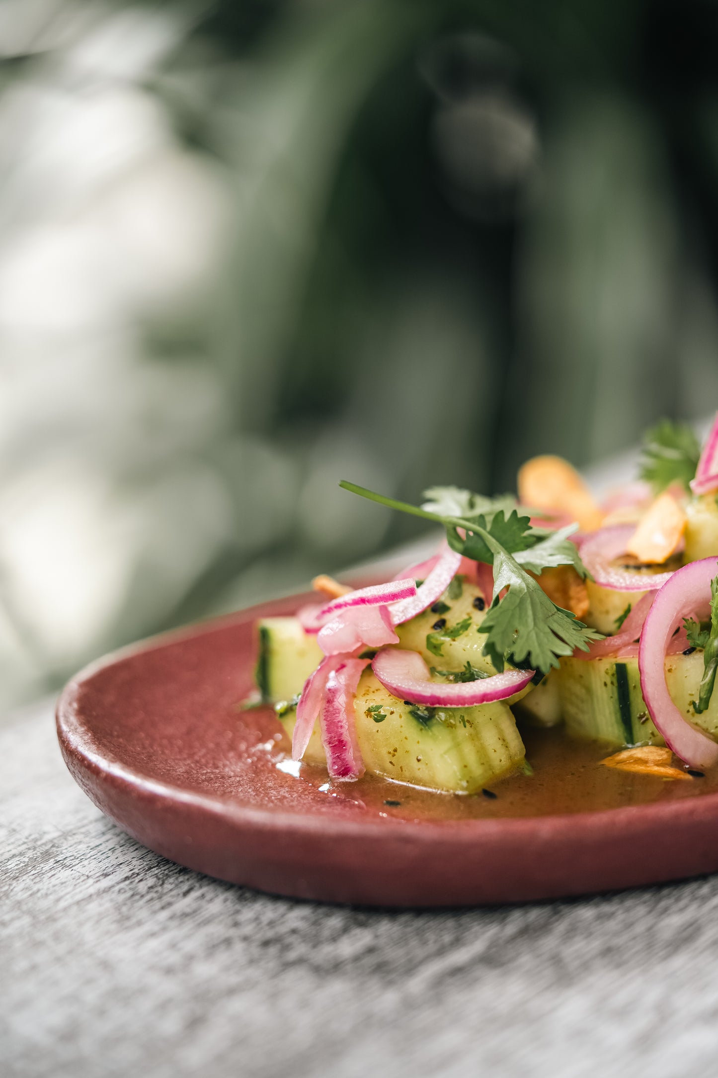 ENSALADA DE PEPINO AL ESTILO ASIÁTICO