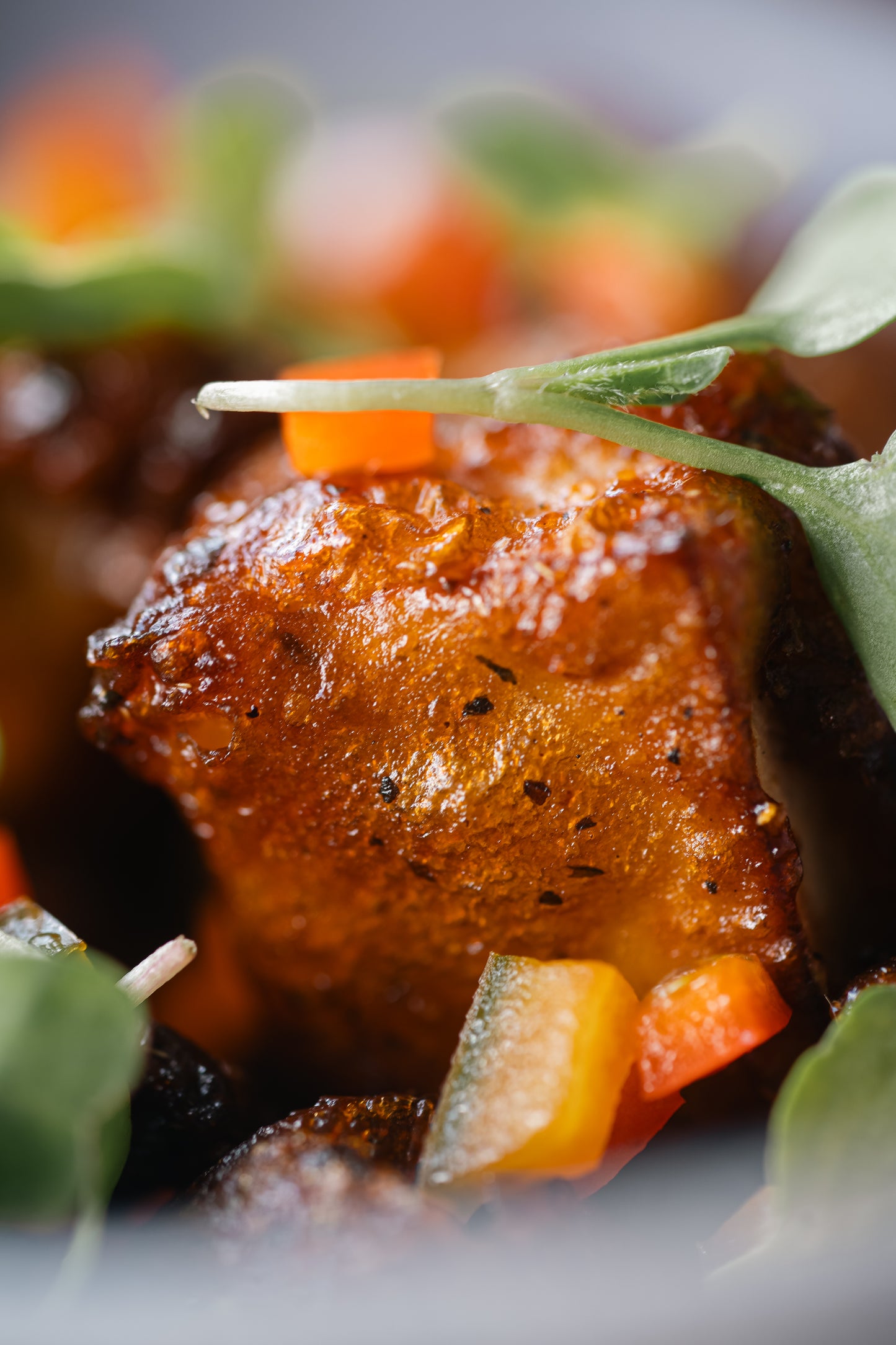 TOFU TEMPURA CON SALSA AGRIDULCE