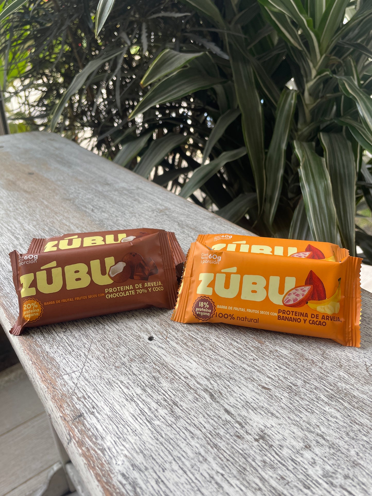 Barras de proteina zubu