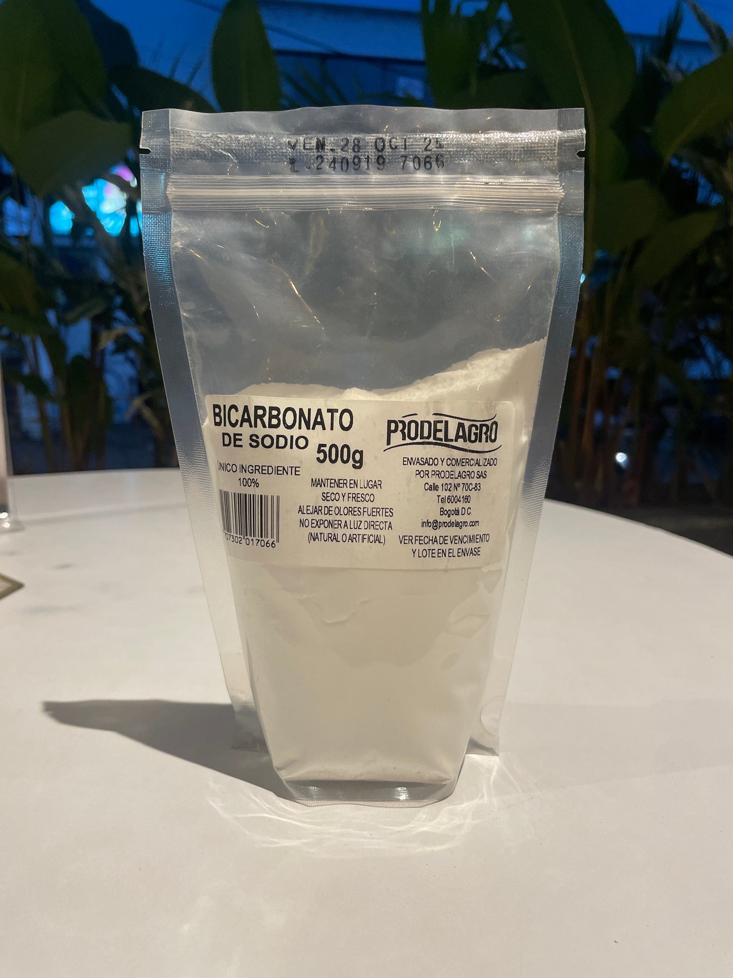 Bicarbonato de sodio