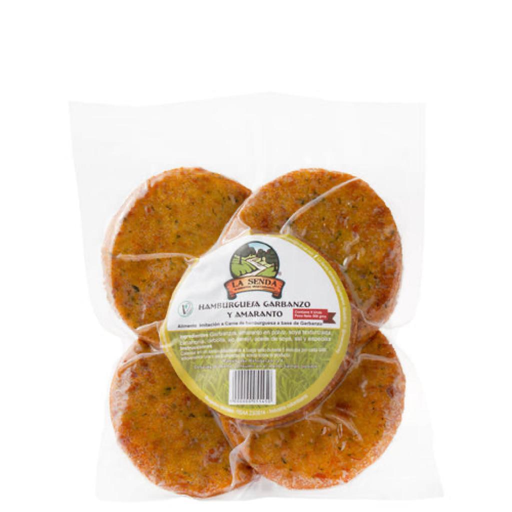 HAMBURGUESA GARBANZO LA SENDA