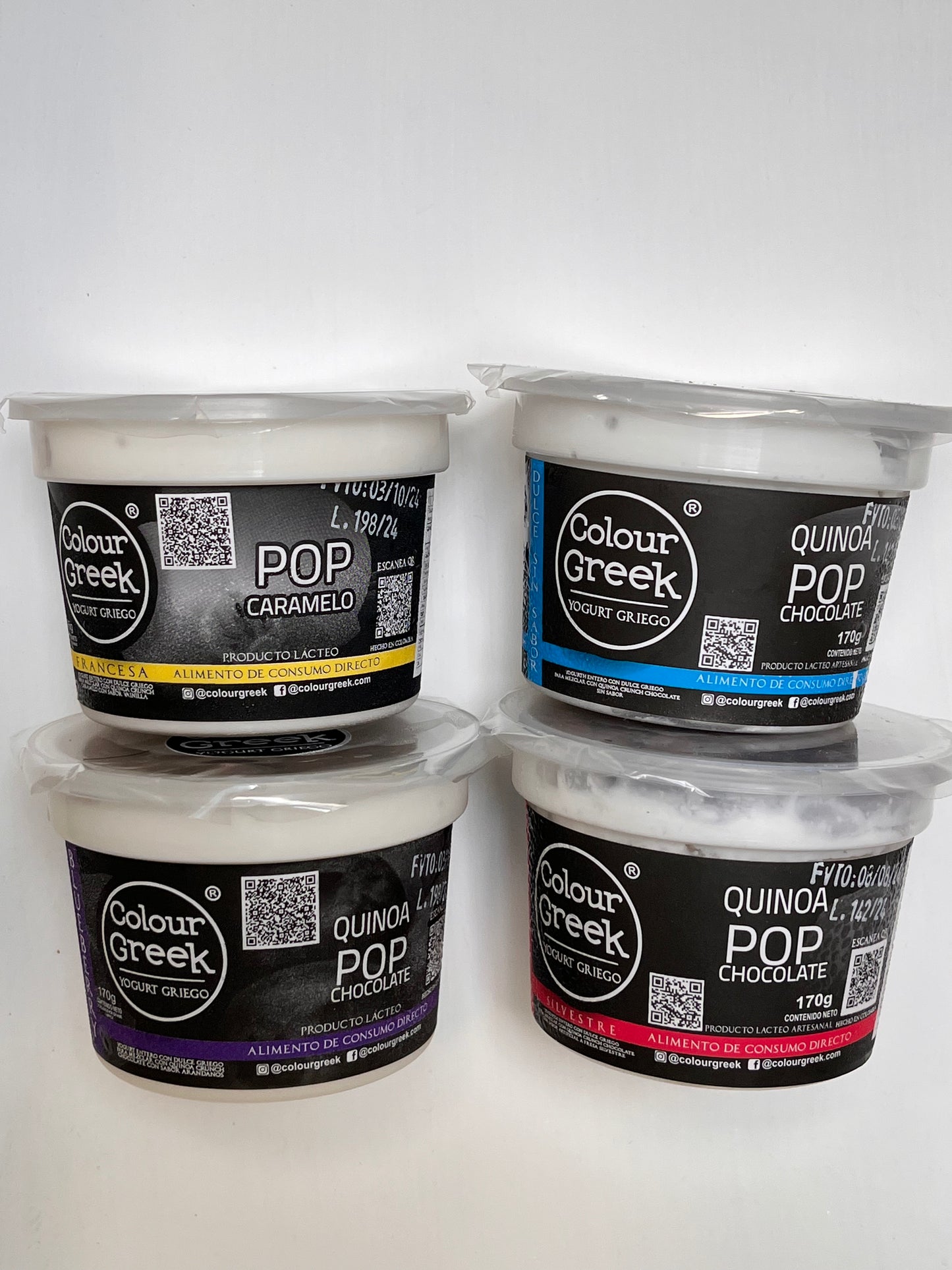 YOGURT SABORES SURTIDOS 170 gr COLOUR