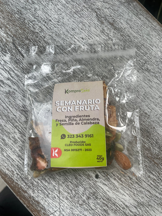 KompraSano Semanario con fruta x1 Unidad