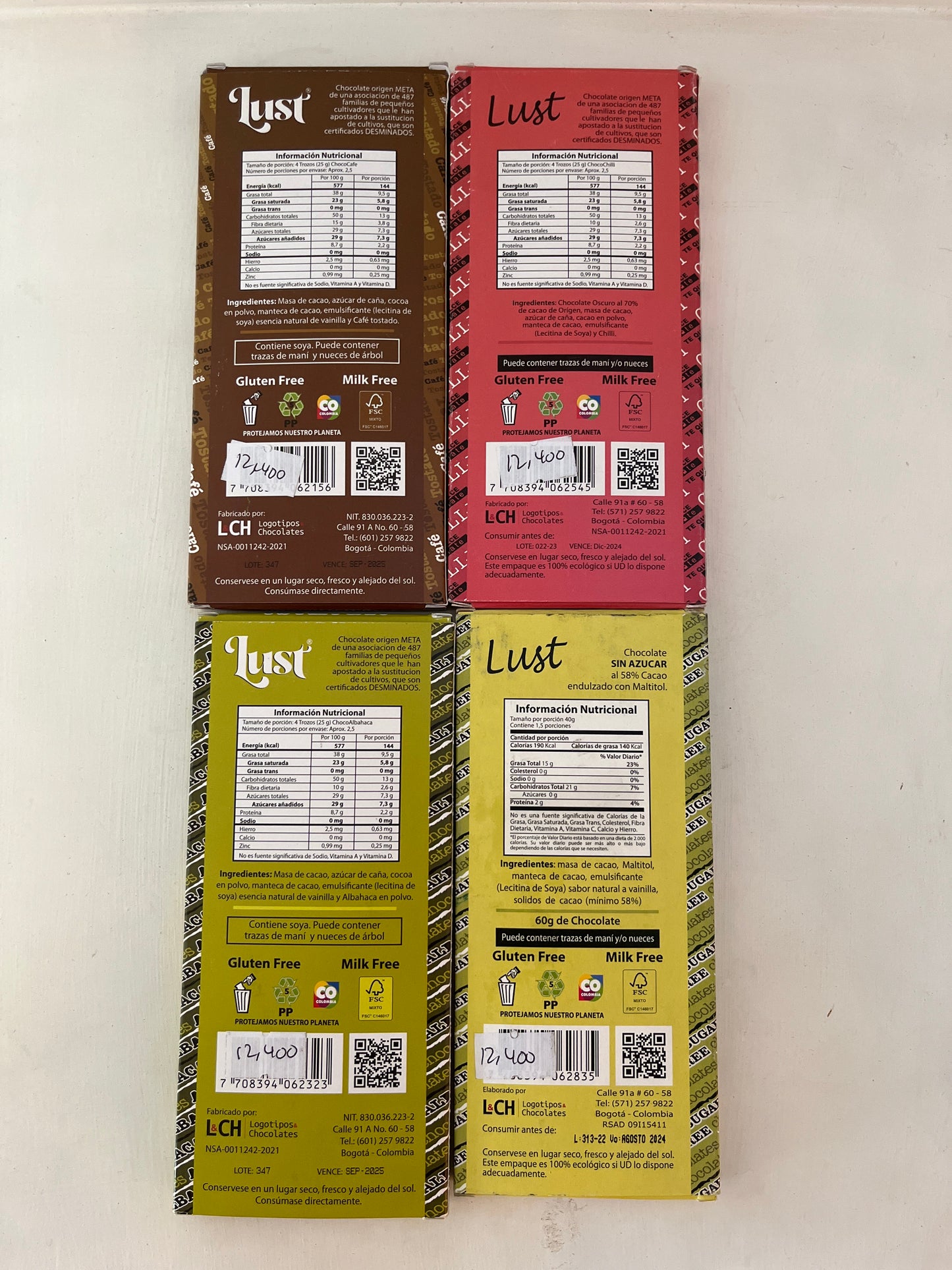 BARRA CHOCOLATE LUST - VARIADOS