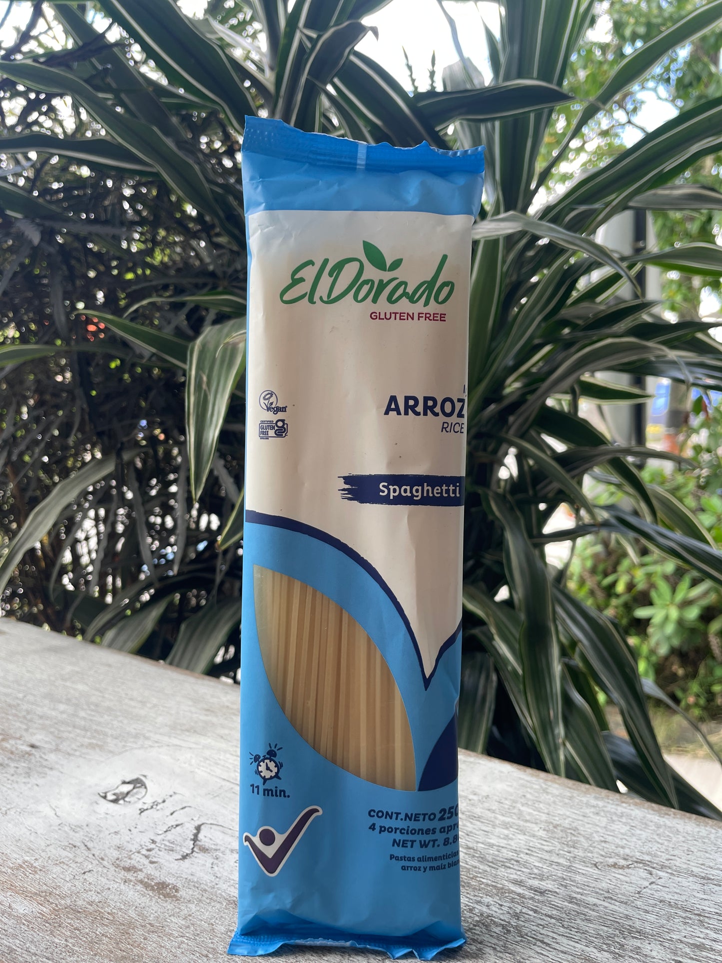 El dorado Spaguetti de Arroz
