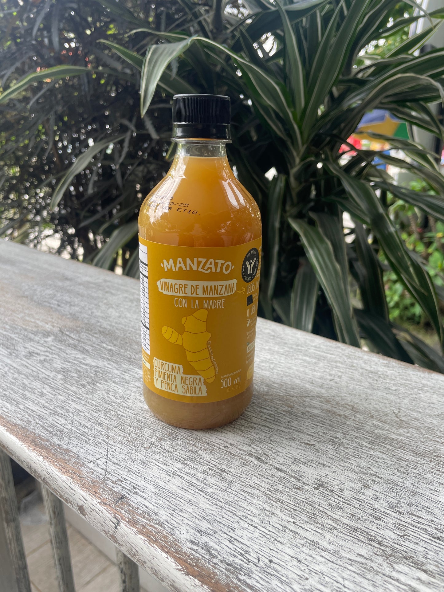 VINAGRE DE MANZANA MANZATO X 500 mL