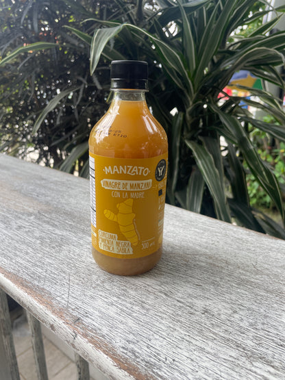 VINAGRE DE MANZANA MANZATO X 500 mL