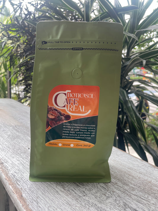 Botica Sol, café Real en grano x340g