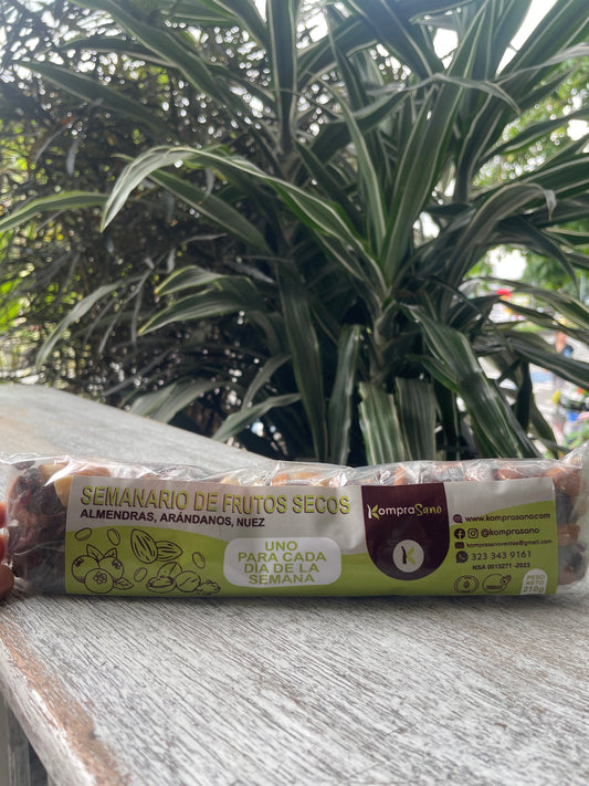 KompraSano Semanario de frutos secos x210g