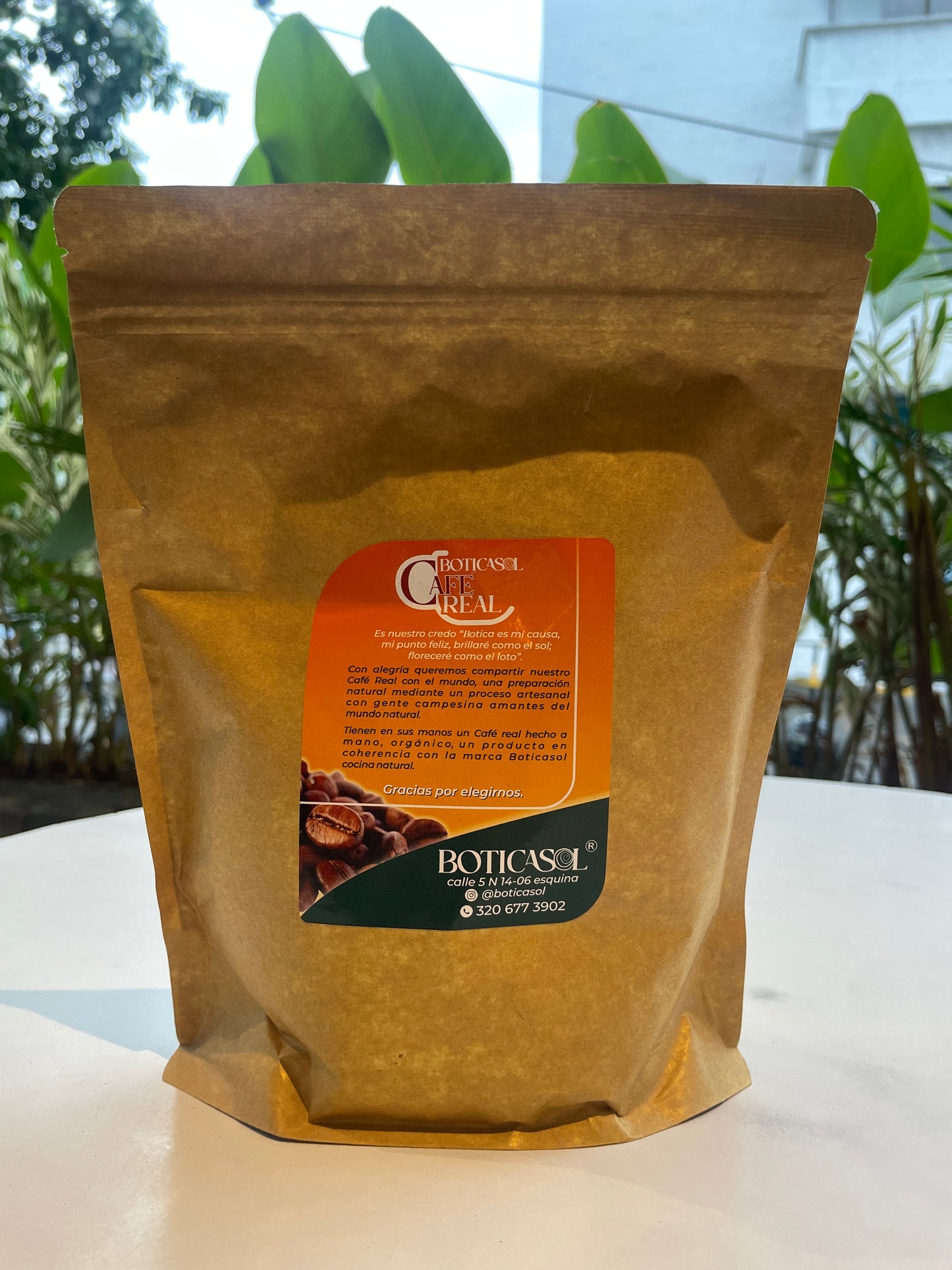 BoticaSol, café real molido x340g