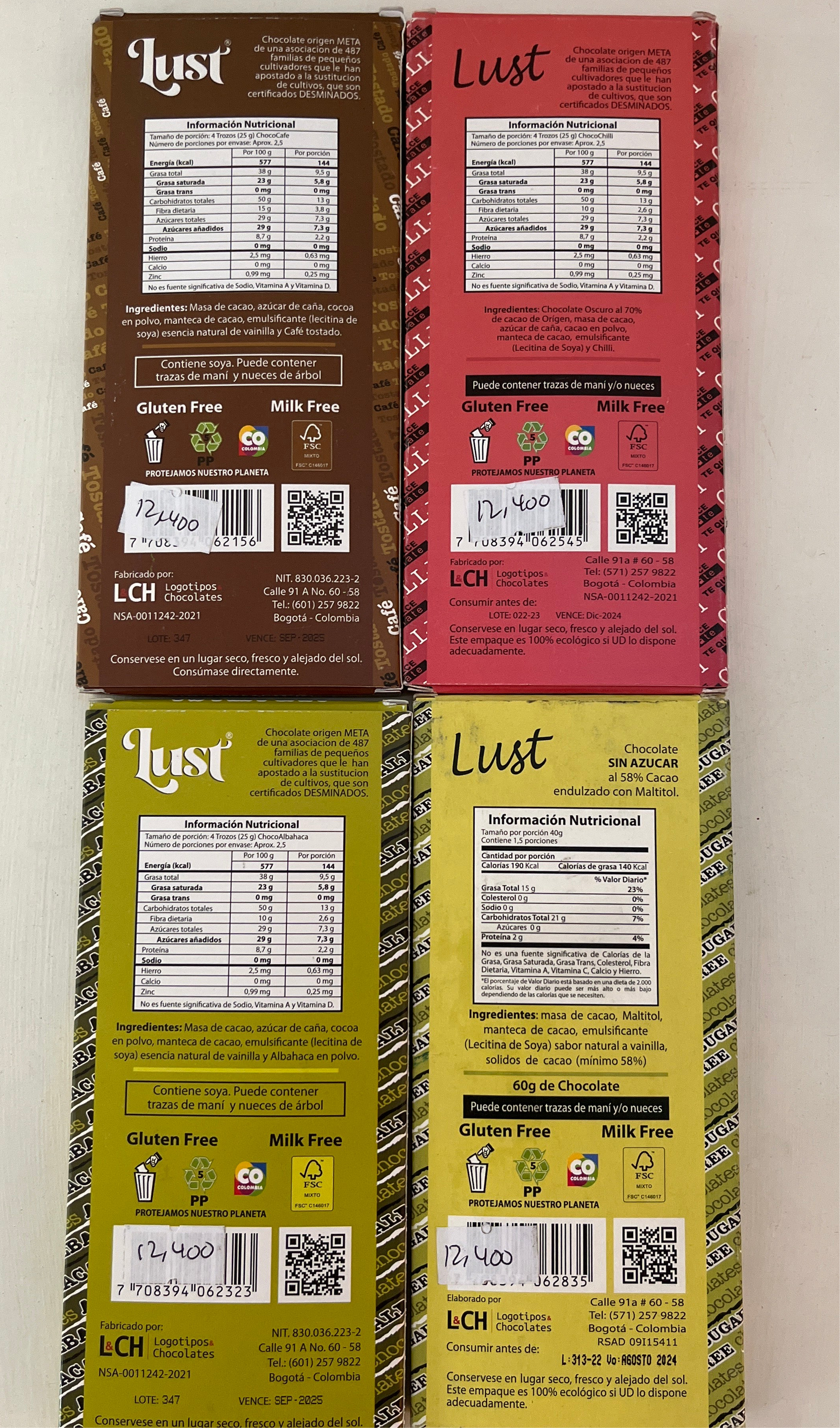 BARRA CHOCOLATE LUST - VARIADOS