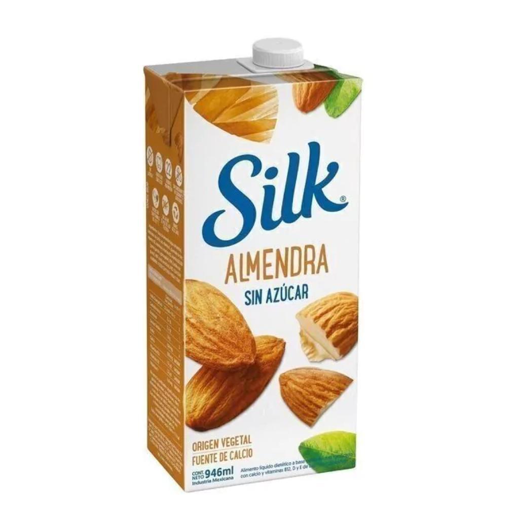 LECHE SILK ALMENDRA SIN AZUCAR VAINILLA LITRO