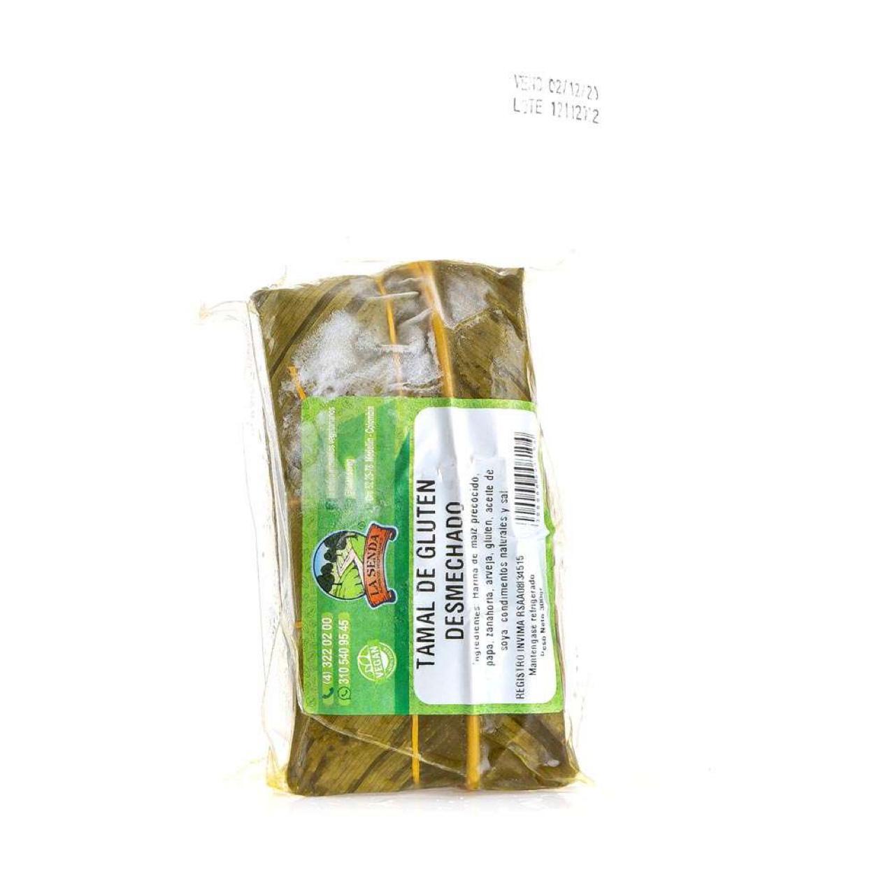 TAMAL DE GLUTEN DESMECHADO