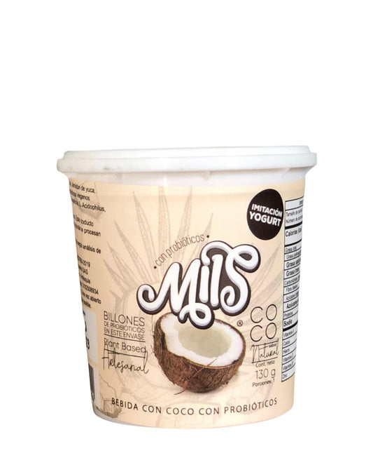 Yogurt de coco cuchareable